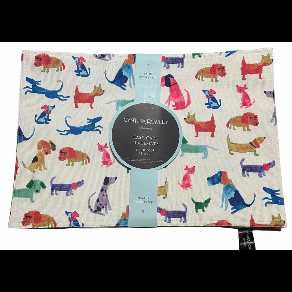 Placemats Cynthia Rowley Dogs Lover